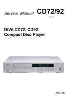 Arcam CD-92 - Service Manual 